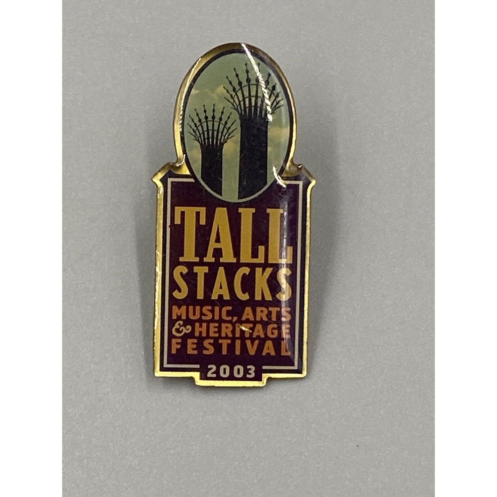 Vintage 2003 Tall Stacks‎ Music Arts & Heritage Festival Lapel Pin